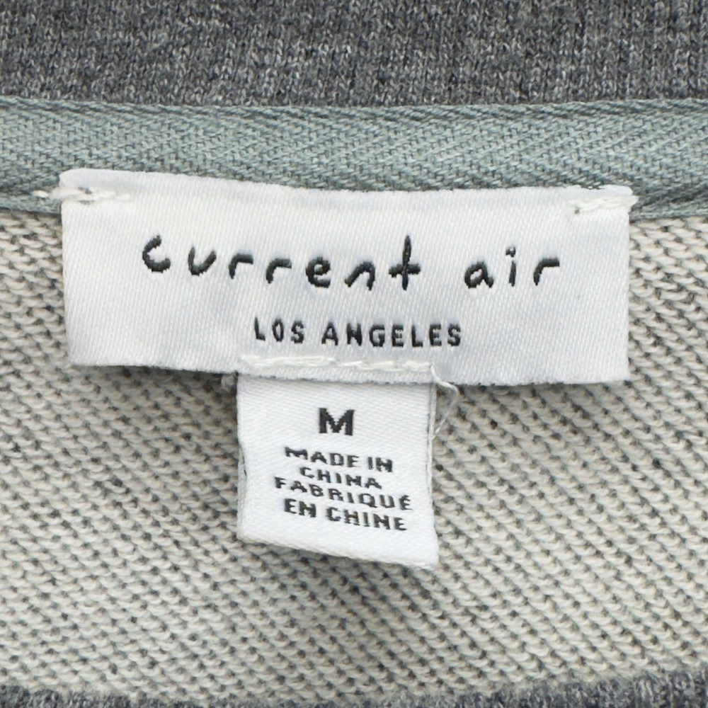 Anthropologie Current Air L.A. Studded Balloon Sleeve Sweatshirt Gray Size Small - Picture 4 of 9
